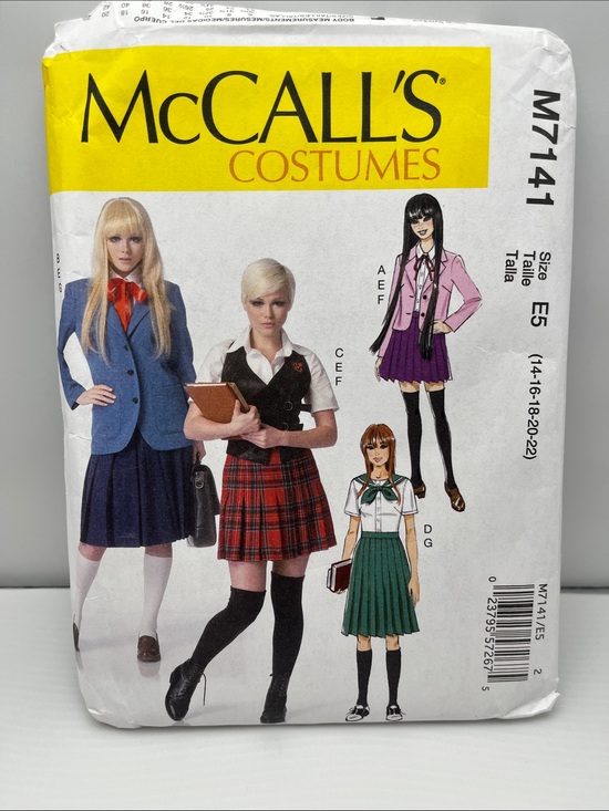 McCall's Other - McCALL'S Women's School-Inspired Halloween Costume Pattern - Multi Color Options